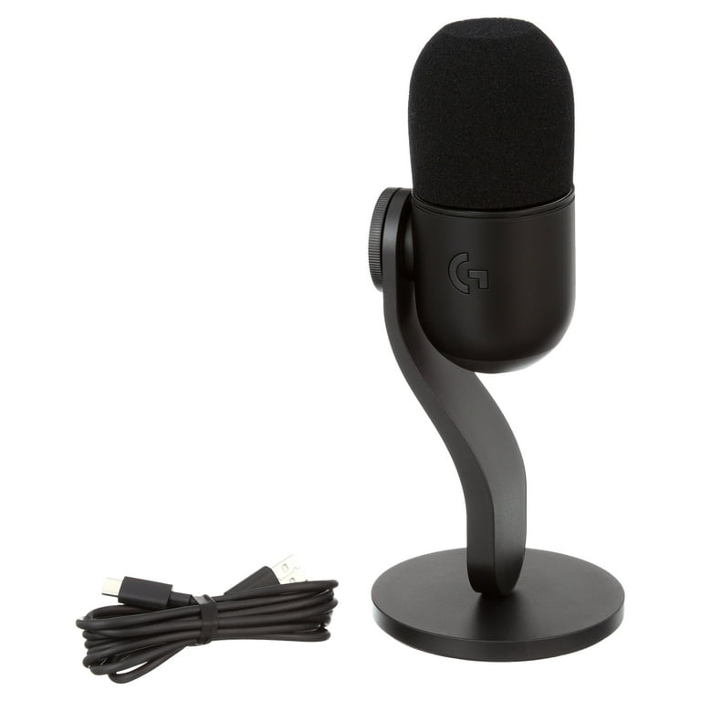 Logitech Yeti GX Wired Supercardioid Dynamic Gaming Microphone with LIGHTSYNC RGB Lights, Black Logitech Yeti GX Wired Supercardioid Dynamic Gaming Microphone with LIGHTSYNC RGB Lights, Black