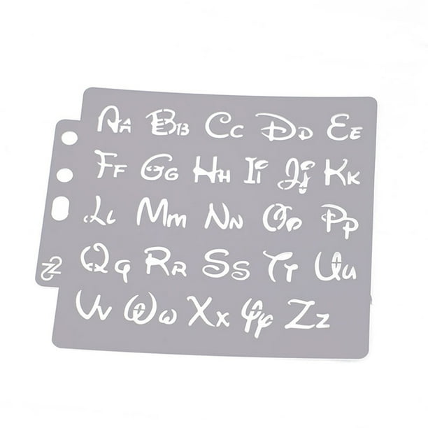 Feamos Alphabet Letter Stencils Template Painting Scrapbooking Embossing Stamping Album Card Diy Walmart Com Walmart Com