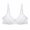 White, variant on Womens Plus Bra Double Underwire Underwear