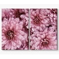 thumbnail image 3 of PixonSign Canvas Print Wall Art Set Extreme View of Pink Dahlias Botanical Bouquet Photography Realism Romantics Portrait Colorful Multicolor Ultra for Living Room, Bedroom, Office - 16"x24"x2, 3 of 5
