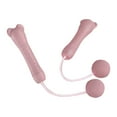 thumbnail image 2 of Cuerda de saltar de acero de alta velocidad ajustable para gimnasio, boxeo, ejercicio, fitness Rosa Inalámbrico, 2 of 9