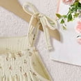 thumbnail image 4 of Faraee 0-18 Months Infant Newborn Baby Girl Floral Romper Spaghetti Strap One Piece Jumpsuit Shorts Toddler Summer Overall Clothes Pink, 4 of 6