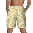 thumbnail image 3 of Kdxio Banana Print Men'S Swim Trunks With Compression Liner 7 Inch Inseam Quick Dry Swim Shorts, 3 of 7