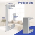 thumbnail image 2 of HLONK Wall Outlet Plate Spacer Shims  Metal Single Gang Device Leveler  Receptacle Spacers Shims for Fixing Walls Electrical Outlet Flush Fit Device Leveling Plates  10Pcs, 2 of 6