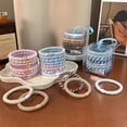 thumbnail image 5 of 8 Pack Pony Hair Ties - Ponytail Holders - No Damage Hair Accessories for Women, 5 of 5