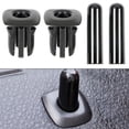 thumbnail image 1 of Lefu 4Pcs Black Car Rear Door Lock Pin Knob Cap Sets For BMW 5 Series F10 F18 E39, 1 of 7