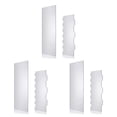 thumbnail image 4 of Raspador de pasteles Wosthever 2 uds crema transparente para decoración de pastelería, 4 of 6