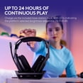 thumbnail image 5 of Logitech G Astro Auriculares Inalámbricos para Juegos A50 LIGHTSPEED + Estación Base (Gen 5), Grafeno Prog, Conmutación de 3 Sistemas, usb-c a xbox, ps5, PC/Mac O Nintendo Switch, Bluetooth - Blanco -, 5 of 5