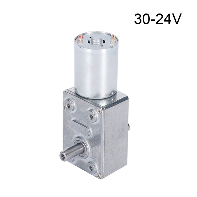 JGY370 6V/12V24V High Torque Reversible Low Speed Worm Gear Motor 2RPM to 375RPM 