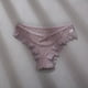 thumbnail image 4 of Gibobby Ropa interior bikini elástica para mujer Bragas malla encaje floral sexy para mujer Ropa interior talla grande transparente ahuecada tiro bajo （Caqui， XXL), 4 of 5