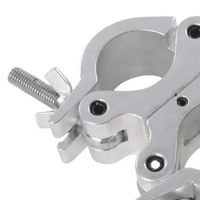 Startist DJ Light Clamps Dual Swivel Clamp for 1.25-1.38inch Diameter Pipe Aluminum Alloy Material Accessories Quick and Easy to Attach Durable Argent, Size