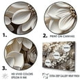 thumbnail image 3 of Designart "Ethereal White Zinnias" Zinnias Canvas Art Print, 3 of 7