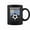Black, variant on Uruguay Flag Soccer Fan Coffee Mugs
