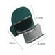 thumbnail image 2 of Jabonera con ventosa y diseño en forma de W, sin perforaciones, color verde, 2 of 8