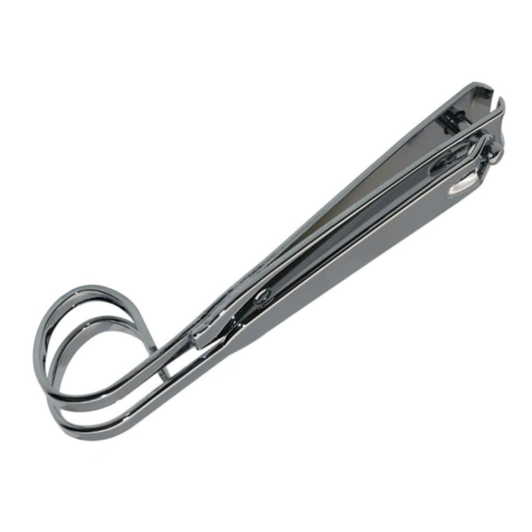 JUNTEX Grip Nail Clipper 360 Rotating Head Scissor Grip Toenail Clippers Carbon Steel Edge Fingernail Clipper Easy Grip Style