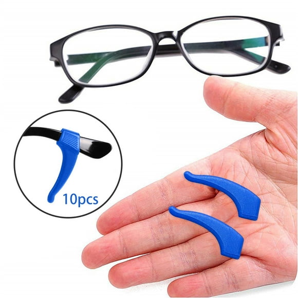 10 Pares de Antideslizantes Cómodos para Niños Y Adultos Azul Fernando Gancho para la oreja para anteojos