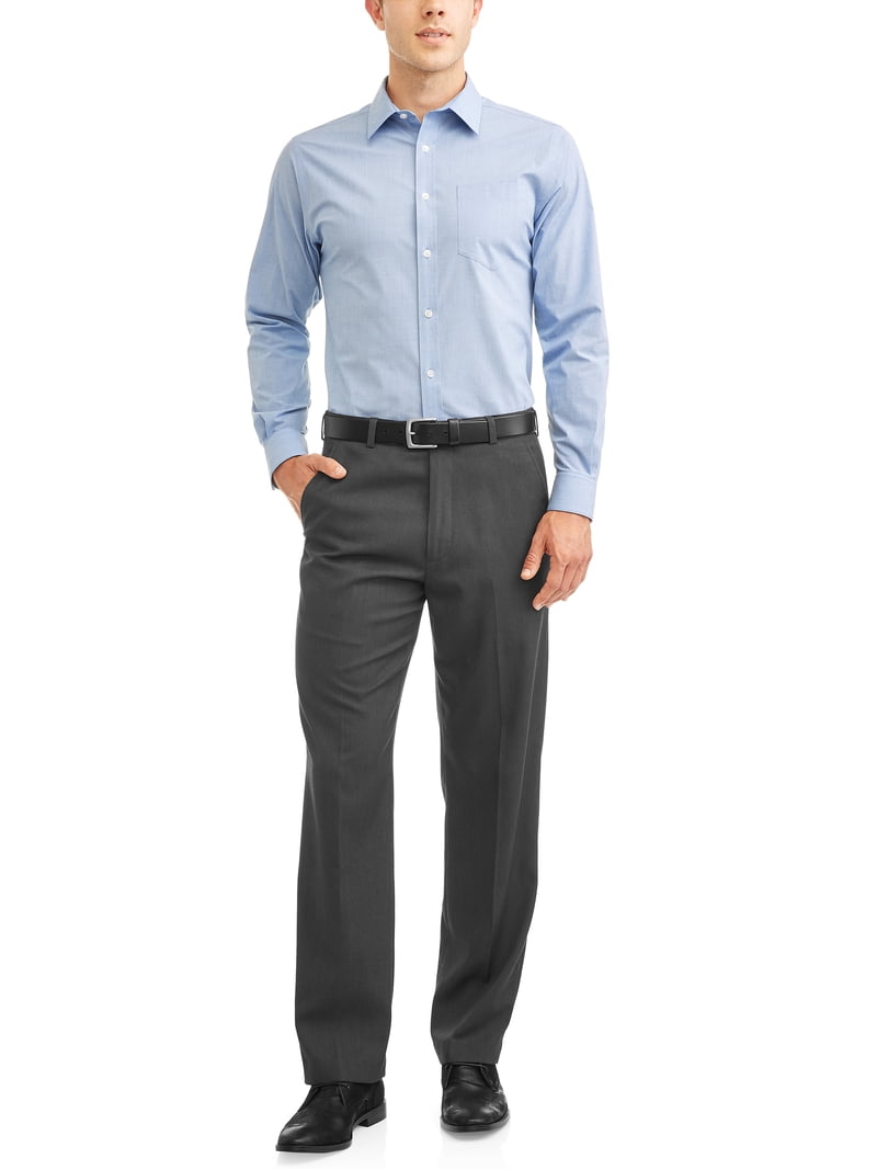 George men's Long Sleeve Performance Dress Shirt - Stretch Fabric -  Walmart.com