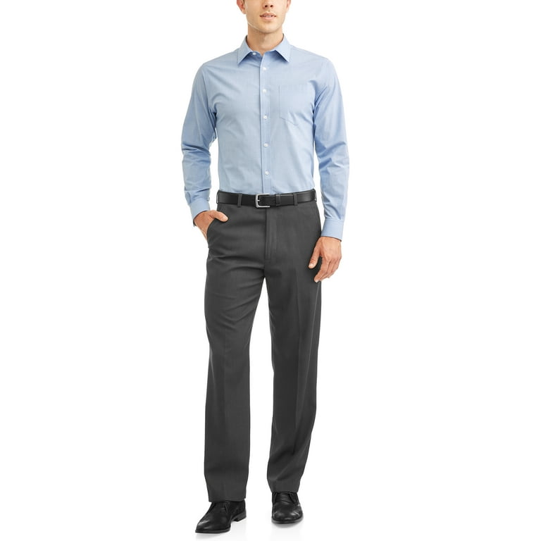 George Men s Long Sleeve Performance Dress Shirt Up to 3XL