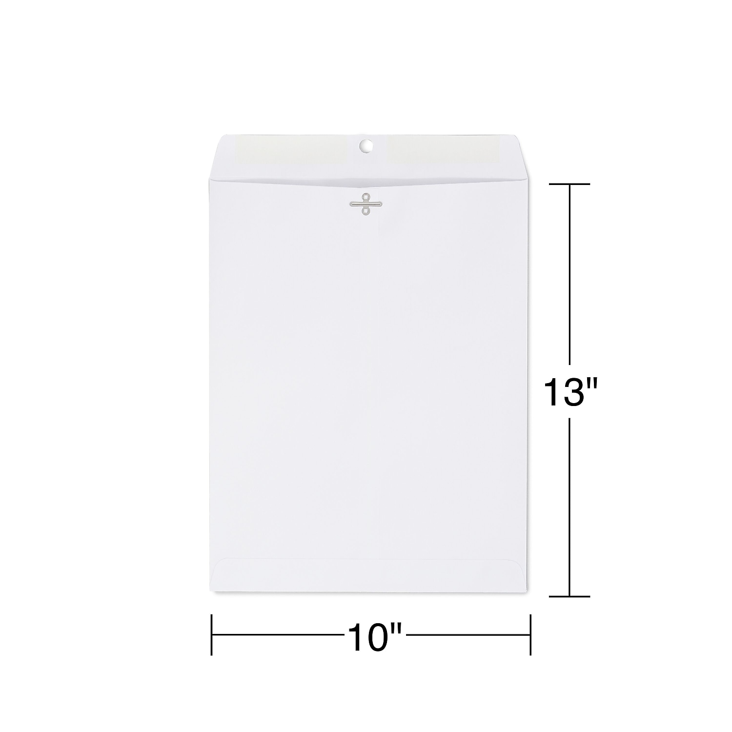 Staples Clasp & Gummed Catalog Envelopes 10"L x 13"H Bright White 200/Carton ST570231N-CCVS