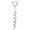 B, variant on Fixing Clips for Trampolines Durable Outdoor Stake Heavy Duty Spiral Ground Nails Stable Tents Installation