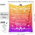 thumbnail image 2 of Gifts for Women, Mom, Her - Purple Retirement Anniversary Birthday Blanket 60"x50" - Sometimes You Forget You are Awesome - Inspirational Positive Thank You Gifts, 2 of 5