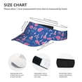 thumbnail image 3 of Yiaed Science Experiment Print Sport Sun Visor Hats Adjustable Empty Top Baseball Cap Cotton Ball Caps for Women and Men, 3 of 5