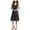 Dark Blue, variant on DKNY Womens V-Neck Denim A-line Dress, Blue, 10