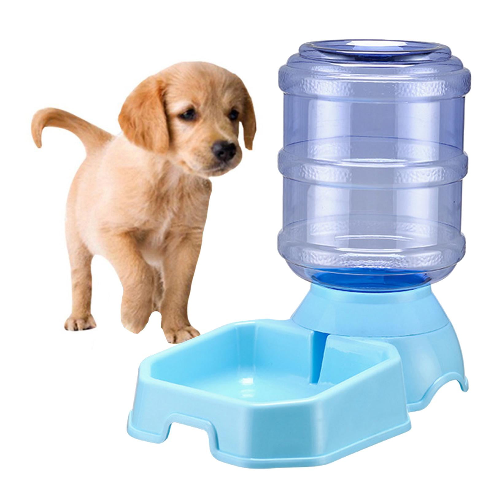 Fzaqwen Pet Feeder Water Food Dispenser Automatic for Dogs Cats, BPA-Free, Gravity Refill, Easily Clean, Self Feeding for Small Large Pets Puppy Kitten Rabbit Water Dispenser