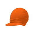 thumbnail image 2 of Top Headwear Cuffed Beanie Visor - 12 Pack - Safety Orange, 2 of 3