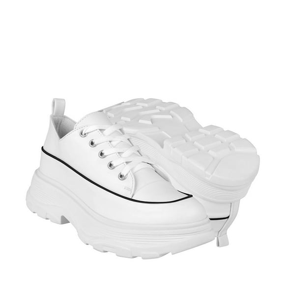 TENIS CASUALES DAMA STYLO 16953 SIMIPIEL BLANCO