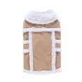 thumbnail image 4 of Gostoto Pet Dog Winter Faux Fleece Thickened Jacket Dog Clothes Plush Neck Collar Warm Thermal Jacket Pet Clothes for Teacup Small Pet Dog, 4 of 5