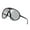 Grey, variant on Trendy Oversized Sunglasses for Women Men Fashion Shield Goggles Aviator UV400 Protection Sun Glasses
