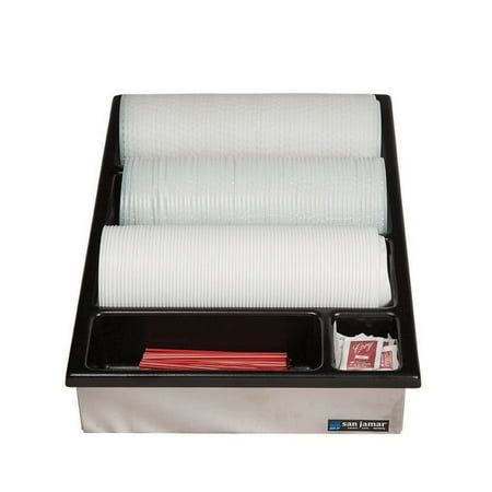 

San Jamar L2100 Lid ORGNZR 22Ga Ss 12.75In W 65Deg Stainless Steel