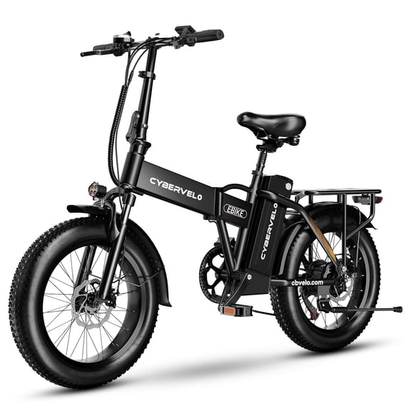 AOANGO 1000W Folding Electric Bike, 48V 20.8AH Removable Battery, 30 MPH 80 Miles, 20" Anti-Slip Fat Tire All Terrain Adult Commute Ebike
