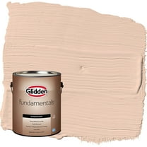 Glidden Fundamentals Scotchtone / Orange Flat Exterior Paint, 1 Gallon