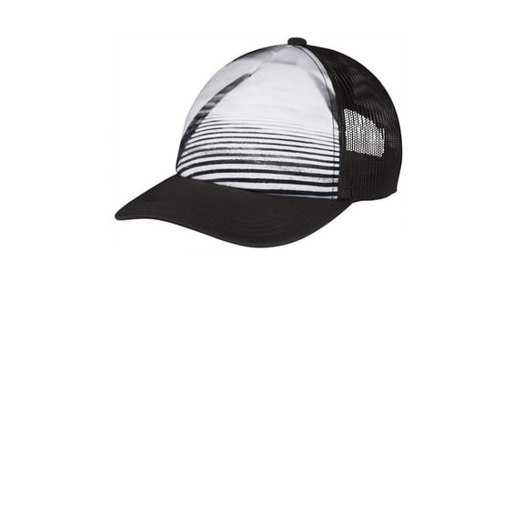 Port Authority Photo Real Snapback Trucker Cap C950
