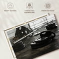 thumbnail image 6 of Elephant Stock Weight Plates And Bar Wall Art - Horizontal Canvas Wall Art - Gym/sport Rooms Wall Decor - Sports Canvas - Brown And Gray Decor - 12" x 8", 6 of 8
