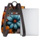 thumbnail image 3 of Easygdp Colorful Blooming Flowers Mochila de Cuero para Mujeres, Bolso de Hombro, Bolsos de Mano de Moda para Trabajo y Viajes, 3 of 4