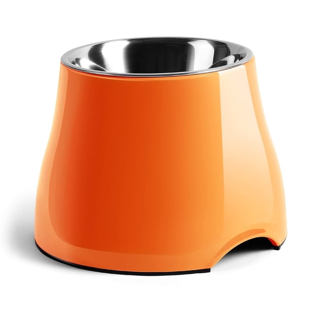 Juego de cuencos elevados para perros FluffyDream, resistentes y antideslizantes, de acero inoxidabl