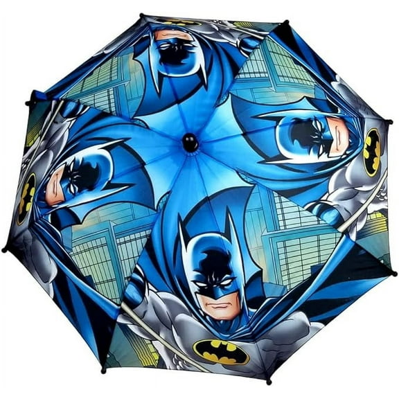 Batman Kids Stick Umbrella with Clamshell Handle 21"