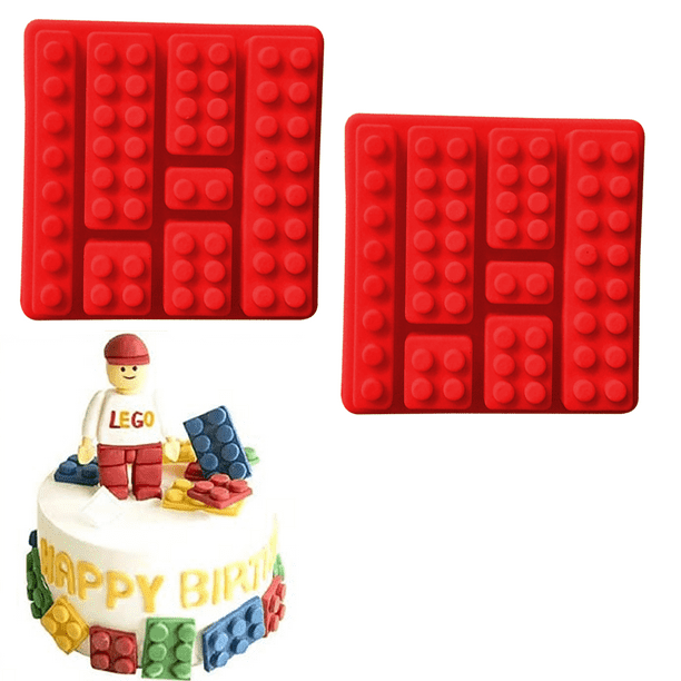 Building Brick Ice Tray or Candy Mold for Lego Lovers 2 Pack