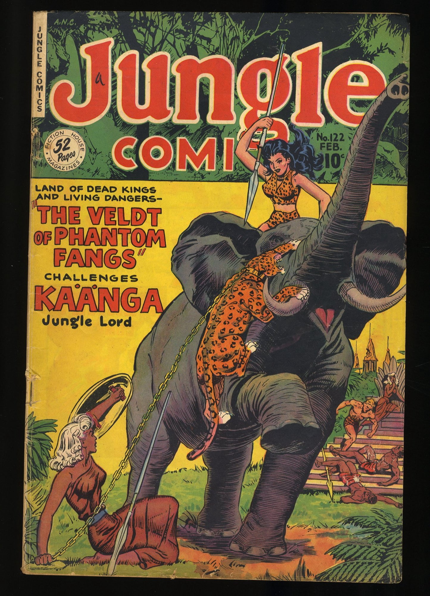 Cover of Jungle Comics #122