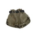 thumbnail image 4 of Girls Ruched Waist Roll Hem Denim Shorts with Blet, 4 of 4