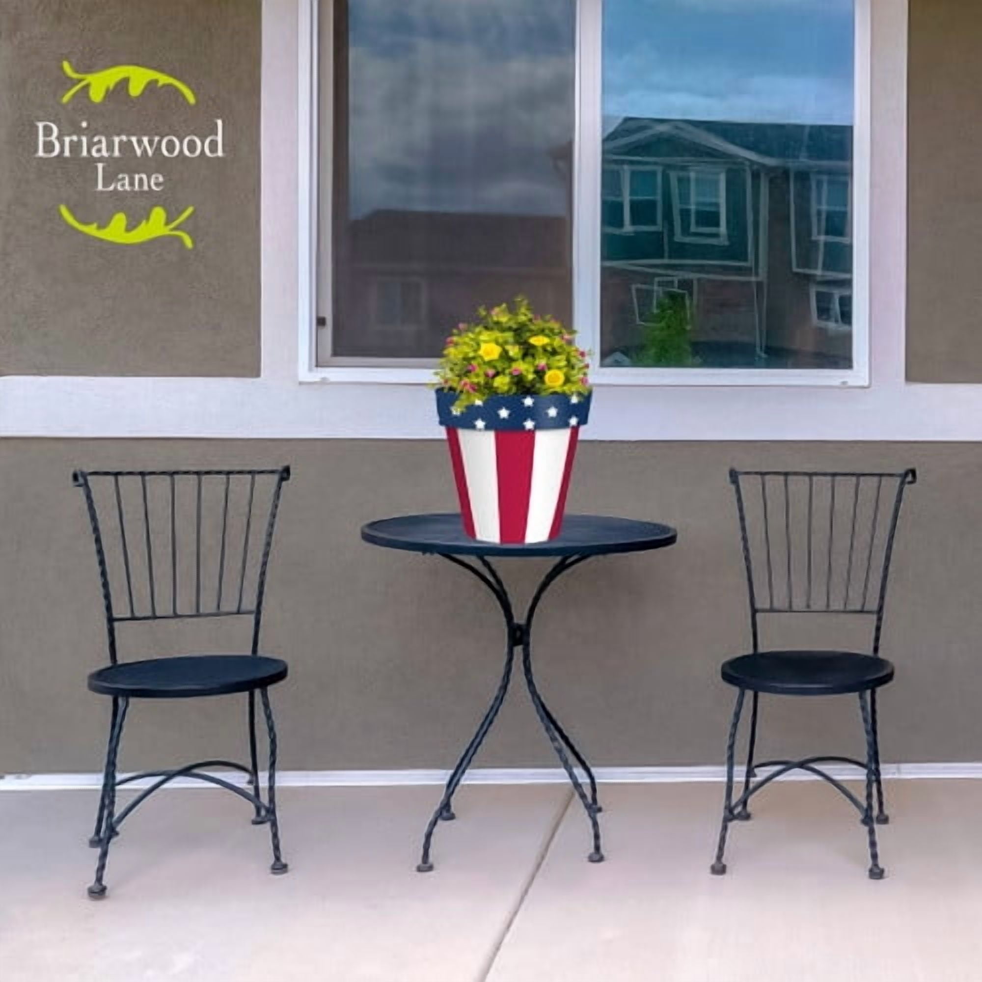 Briarwood Lane American Flag Medium Planter