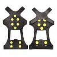 Crampones De Escalada 1 par de crampones de escalada antideslizantes para nieve y hielo para caminar en la nieve (M 10 tachuelas)