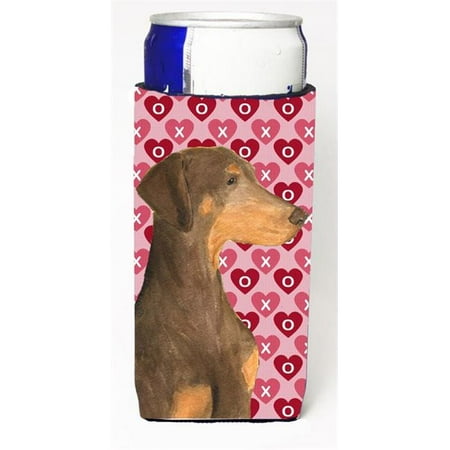 

Doberman Hearts Love And Valentines Day Portrait Michelob Ultra bottle sleeves For Slim Cans - 12 oz.