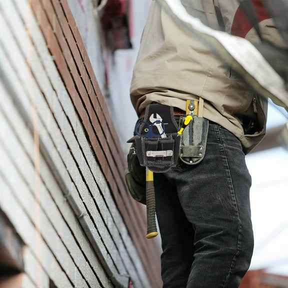 Mobestech Tool Bags for Electricians Black Polyester 1Pcs for Storing Tools