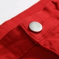 thumbnail image 3 of Denim Shorts Mens Sale Clearance Stretch Fit Faded Ripped Jean Shorts with Pockets Knee Length Classic Fit Casual Summer Holiday Half Pants Jeans Smart Shorts, 3 of 7