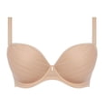 thumbnail image 3 of Freya Cameo Deco Plunge Moulded Underwire Bra (3160),36E,Sand, 3 of 5