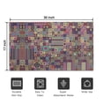 thumbnail image 5 of Multicolor Ethnic Patchwork Pattern Door Rugs,Washable Non Slip Door Mats Indoor,Decorative Door Mats,Entry Mat Indoor for Entrance,Bedroom,Kitchen,Bathroom,17"x30", 5 of 6